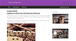 Desktop Screenshot of elixercoffee.com