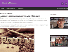 Tablet Screenshot of elixercoffee.com